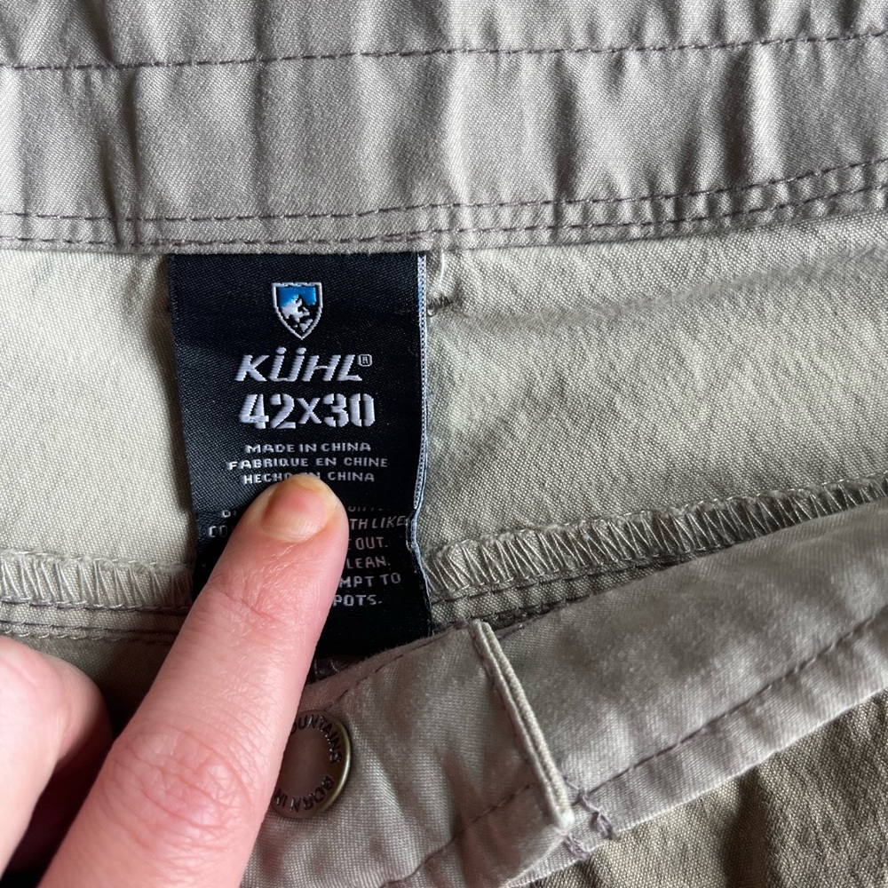 KUHL Outsider Tan Pant Size 42 X 30 - Picture 3 of 5
